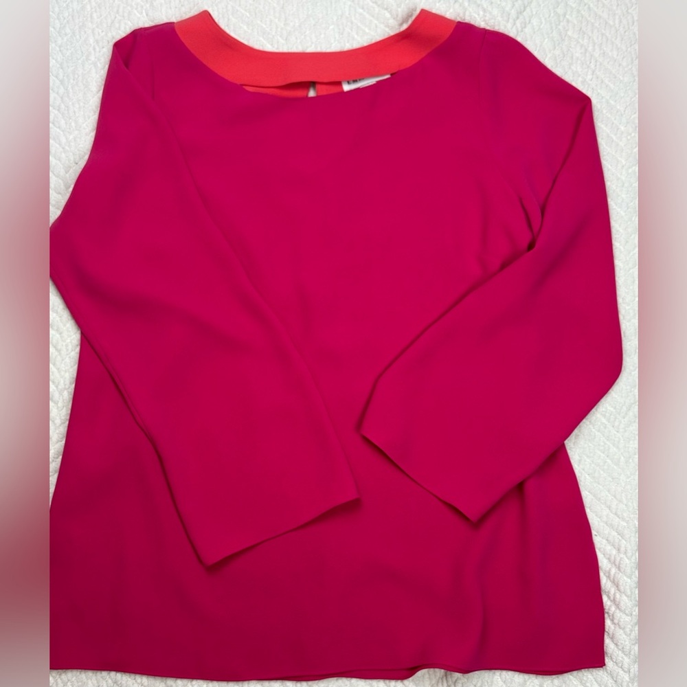 Emmelle Pink and Orange Women's Blouse tunic